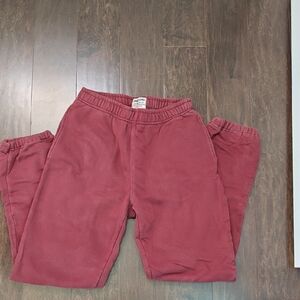 Lands' End Women Burgundy Joggers Size Small